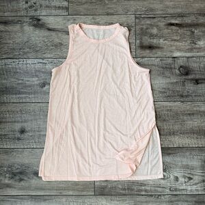 Old Navy activewear tunic tank in pale peach